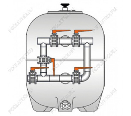 Пятикрановая обвязка Hayward HCB1104UN 110 мм