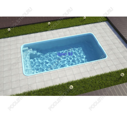 Композитный бассейн Ривьера 1000 ECOLINE (10х3.6х1.5м)