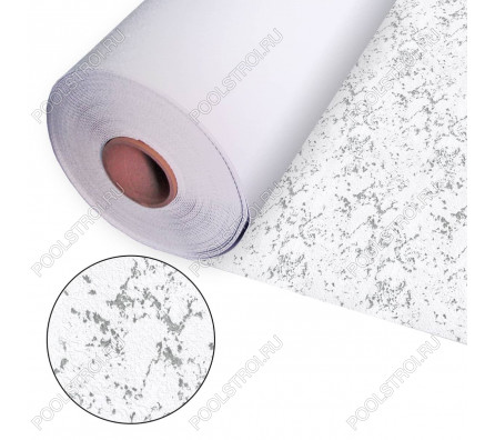 Лайнер Cefil Touch Glaciar (Ледник белый текстурный) 1.65x25 м (41.25 м.кв)